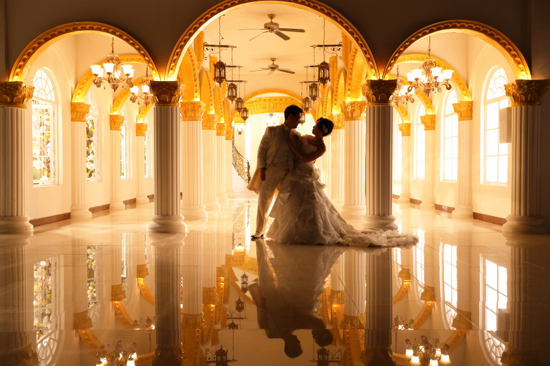 ウェディングドレスでのチャペル撮影！