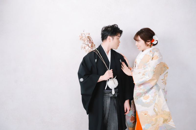 見つめ合いショット