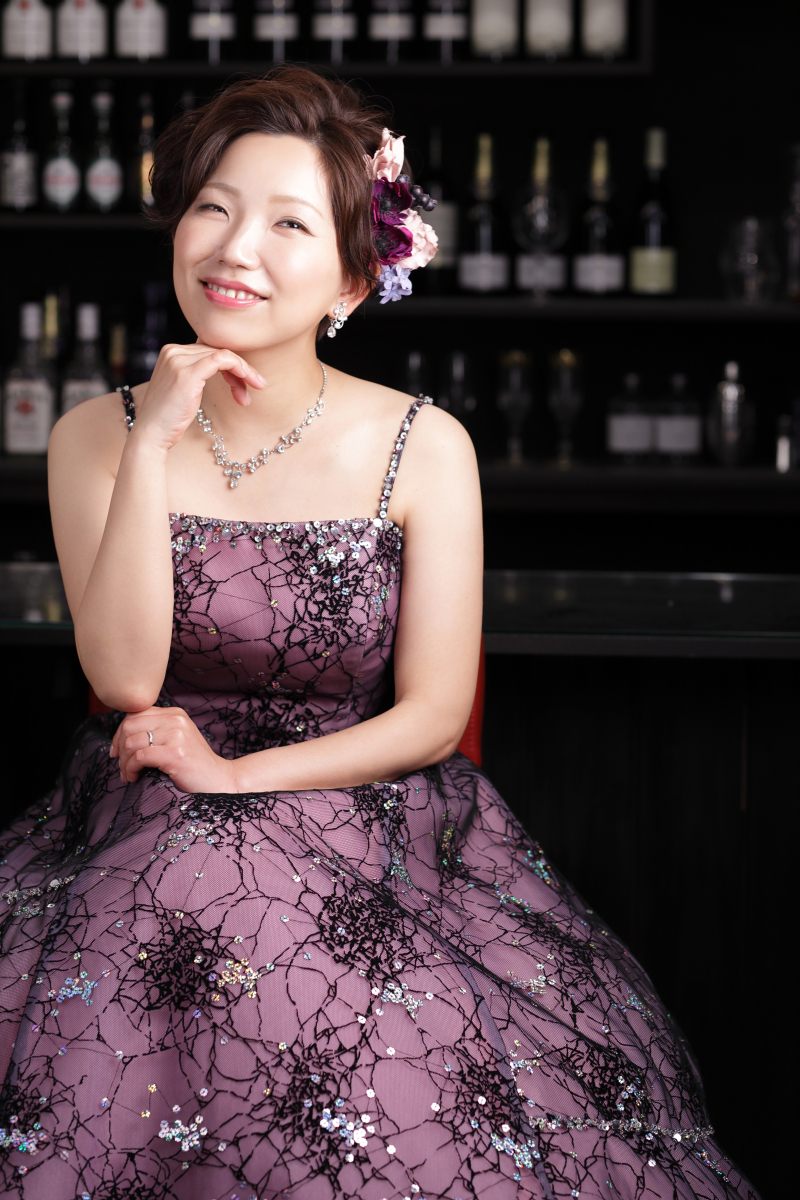 カラードレスのソロカット