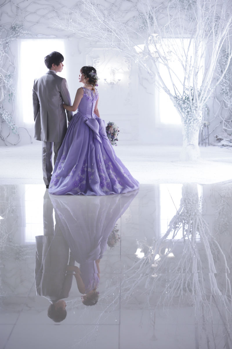 雪の部屋での綺麗目系!