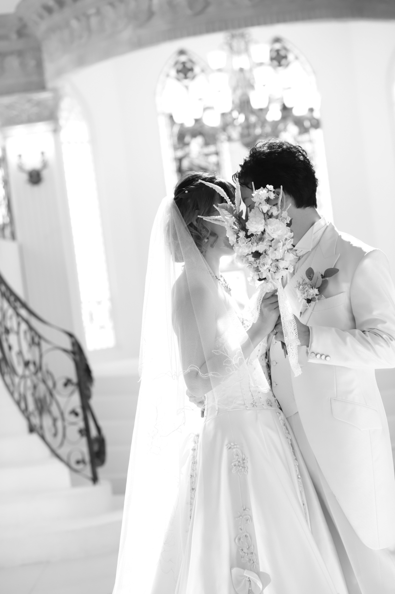 ブーケを活かして