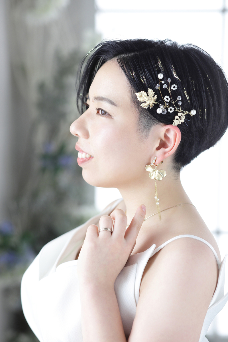 アクセサリーもこだわって