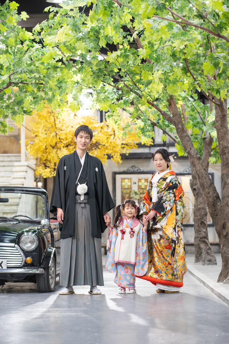 お子様もお着物で♪