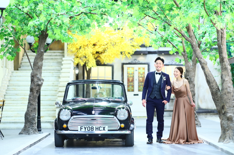 お二人の自然な雰囲気を