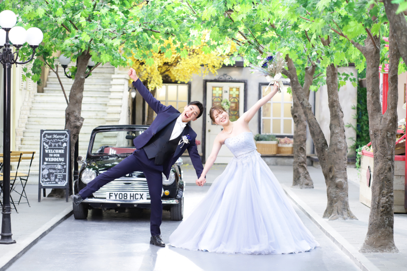 お二人らしい楽しいお写真に！