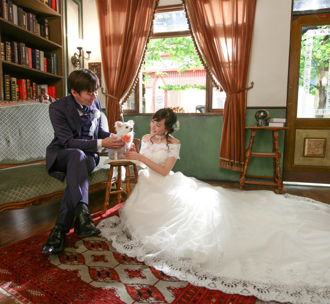 オレンジスタジオNAGOYA_ペットと一緒に撮影できる