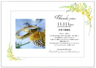 子育て感謝状2個セット