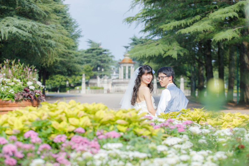 【鶴舞公園】洋装1着+100カットデータ付きロケーション&スタジオフォトプラン