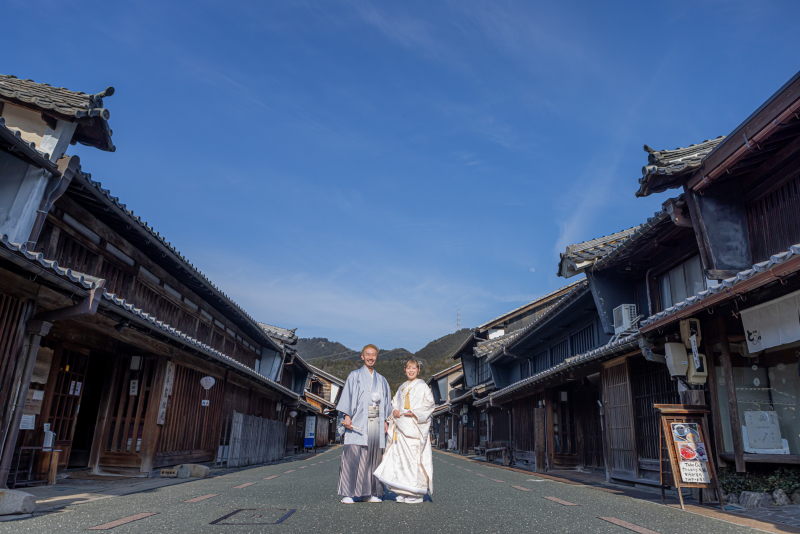 美濃の町並みはほぼ貸切！