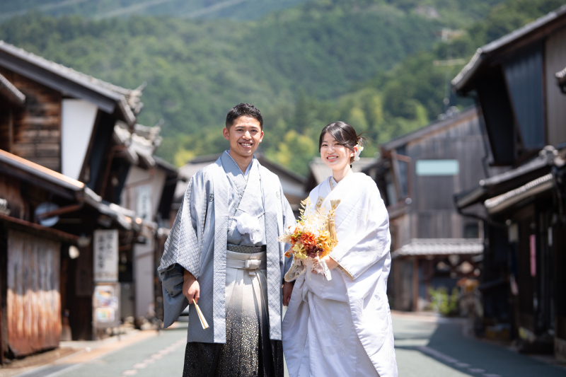美濃市にて和装ロケーションフォト