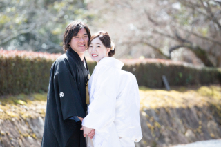 弾ける笑顔がとっても素敵なお二人