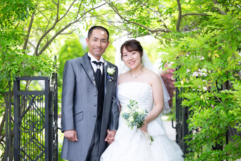 新緑に囲まれて