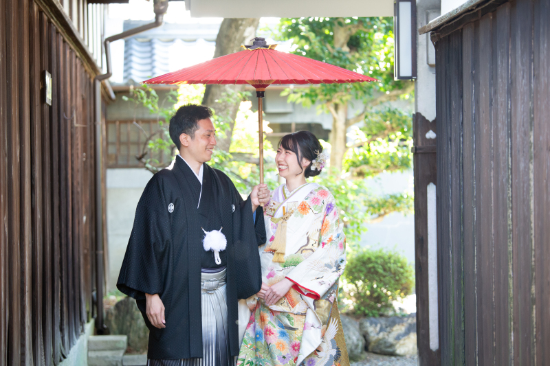 色打掛で美濃市へ