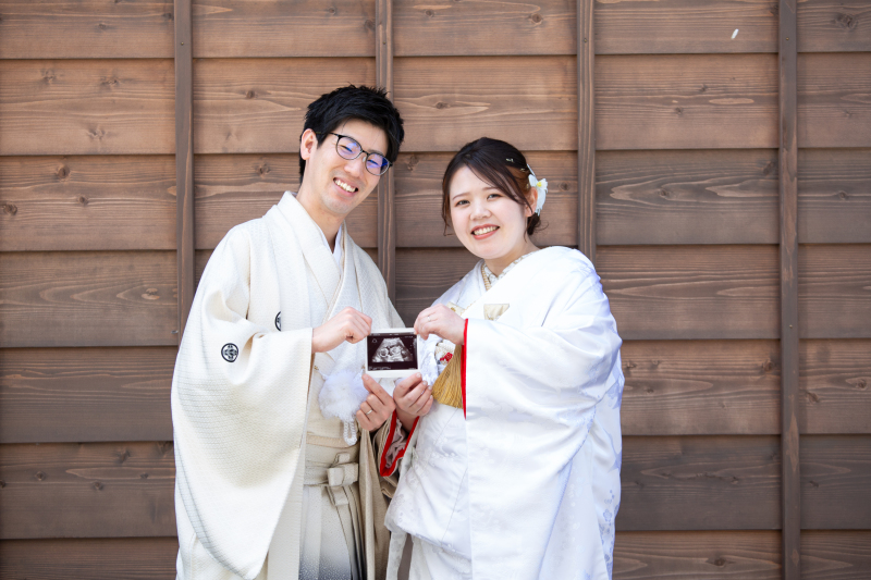 エコー写真と一緒に