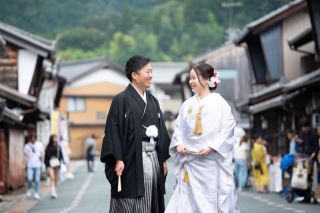 白無垢でうだつの上がる街並みへ