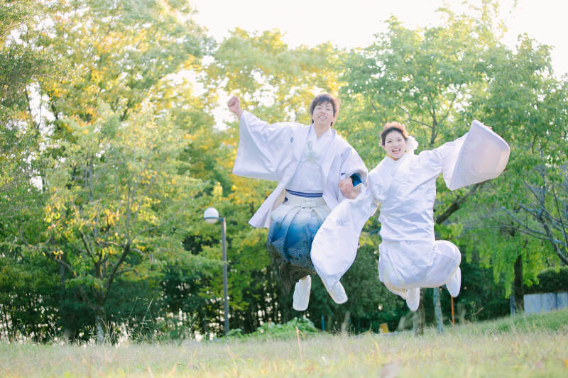 最後は、ジャンプでフィニッシュ!