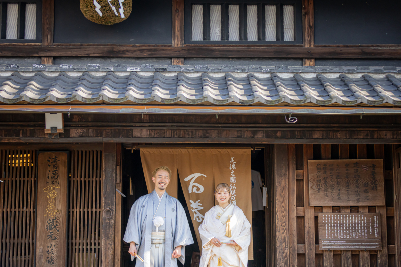 自分たちらしさ満開の白無垢撮影！