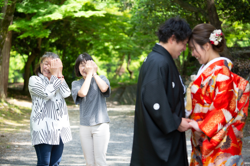 お母様たちに見守られて