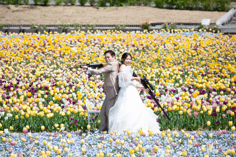 　お二人らしいお写真を