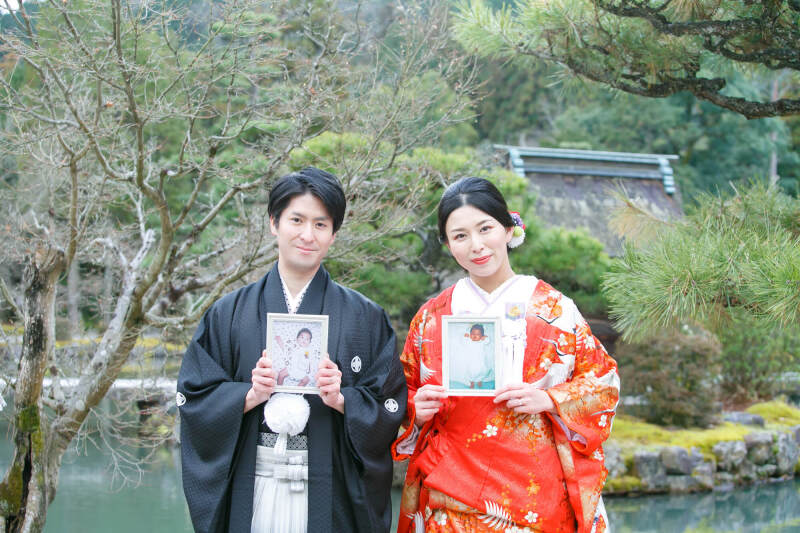 小さい頃の写真も一緒に