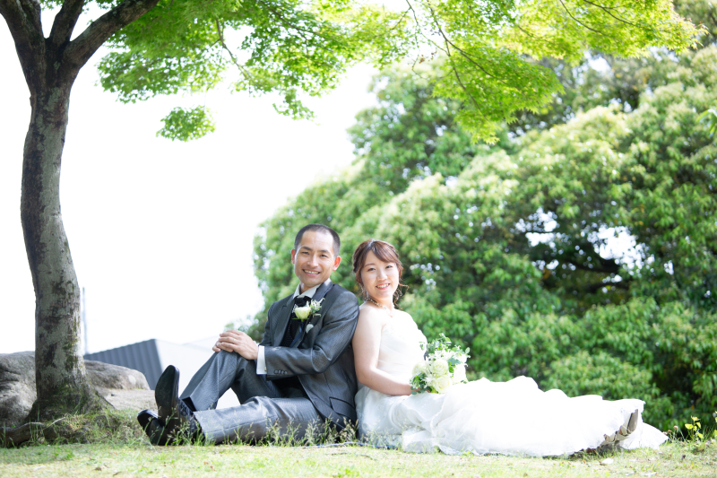 最後は座って寄り添って