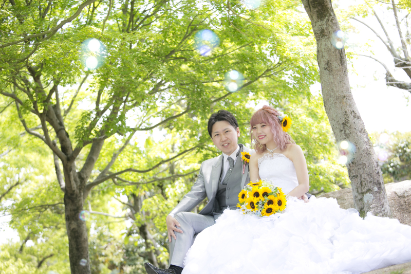 シャボン玉と一緒に