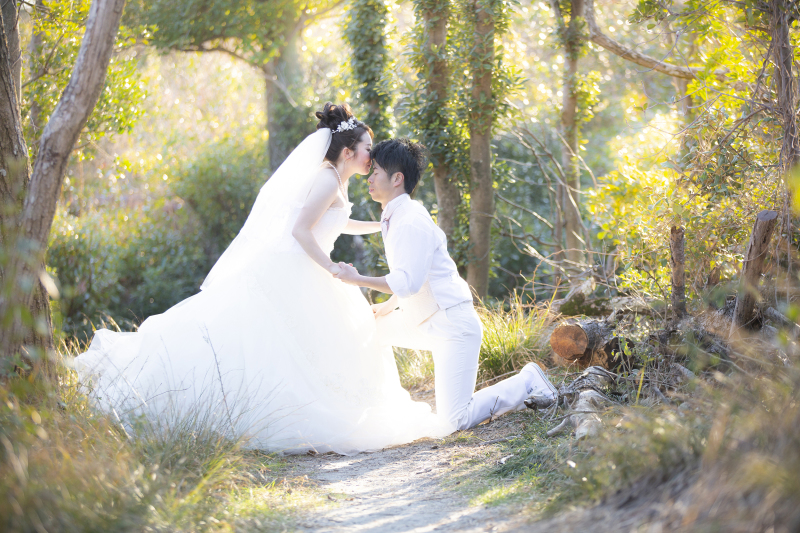 最後はしっとり、森の中で。