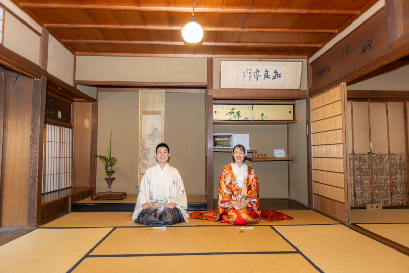 床の間が美しい本格和室でお披露目
