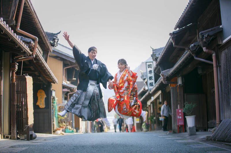 思いっきりジャンプで記念に残す