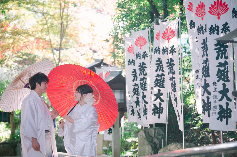 2人の思い出の場所を巡る撮影会