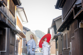 アトリエシュウ_美濃市のうだつの上がる町並みにて