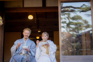 アトリエシュウ_美濃市のうだつの上がる町並みにて