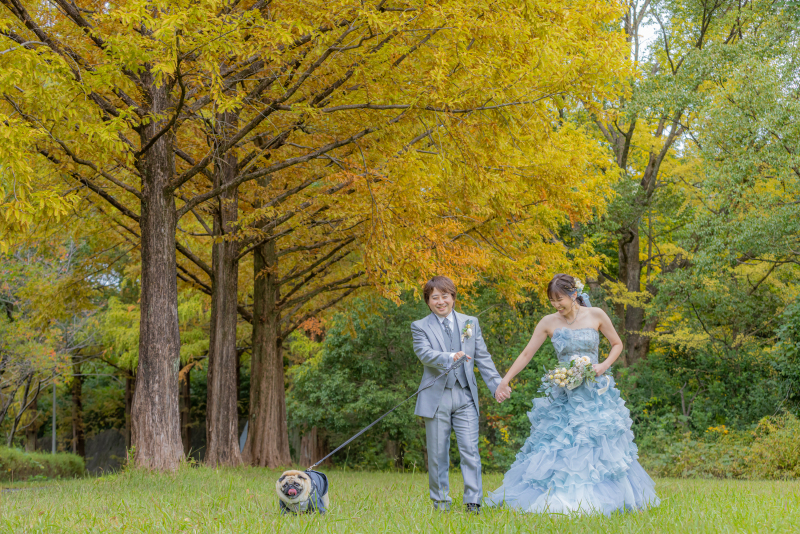 【ペット一緒に！】洋装スタジオ＋ガーデンプラン