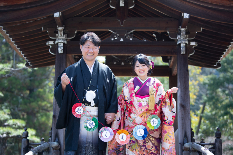 【お持ちの振袖を花嫁衣装にコーディネート!】和装+振袖撮影プラン◆データ150カット付き