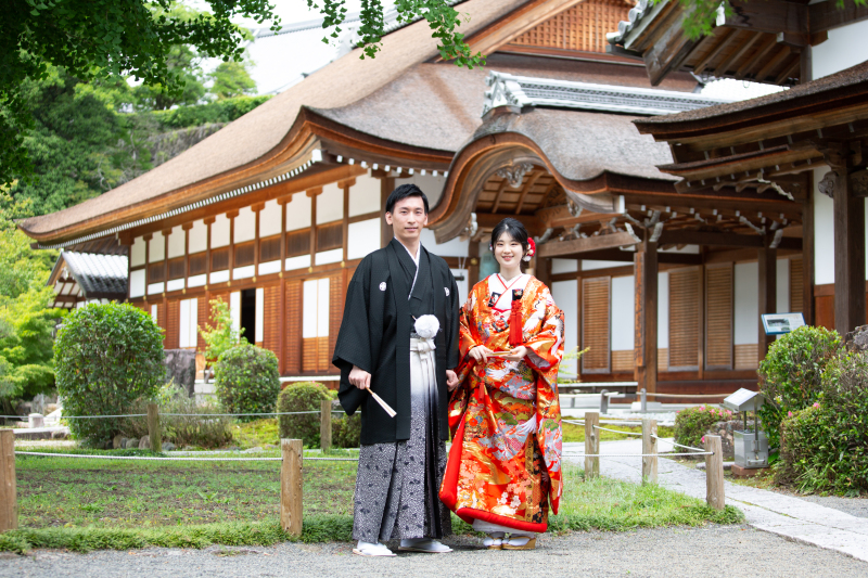 趣のあるお寺で和装ロケーション撮影プラン