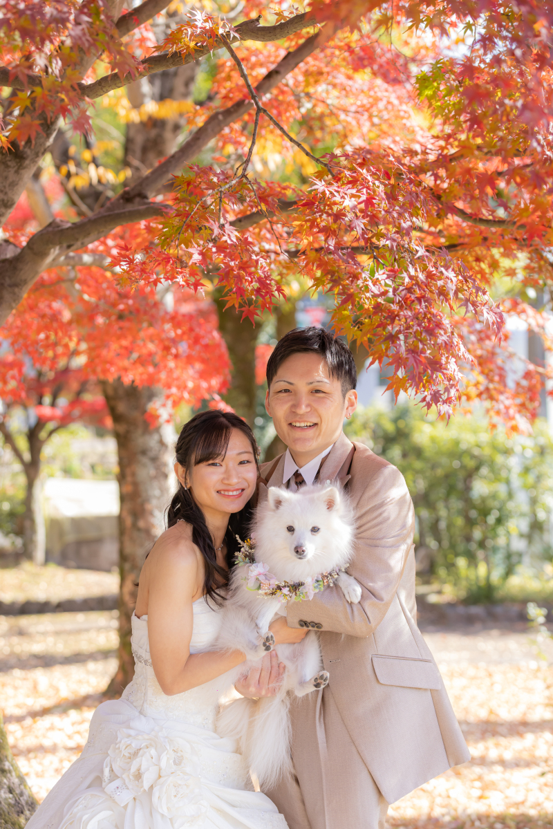 【ペット一緒に！】洋装スタジオ＋ガーデンプラン