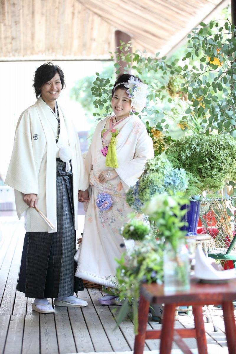 【お持ちの振袖を花嫁衣装にコーディネート!】和装+振袖撮影プラン◆データ150カット付き