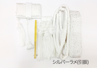 和装アレンジ【５点セット】シルバーラメ