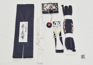 和装アレンジ【５点セット】紫