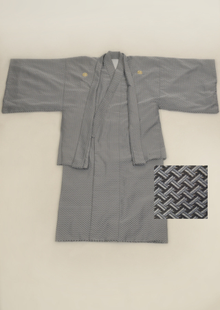 【紋服】ヘリンボーン