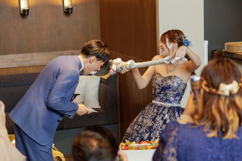 愛情たっぷりのファーストバイト