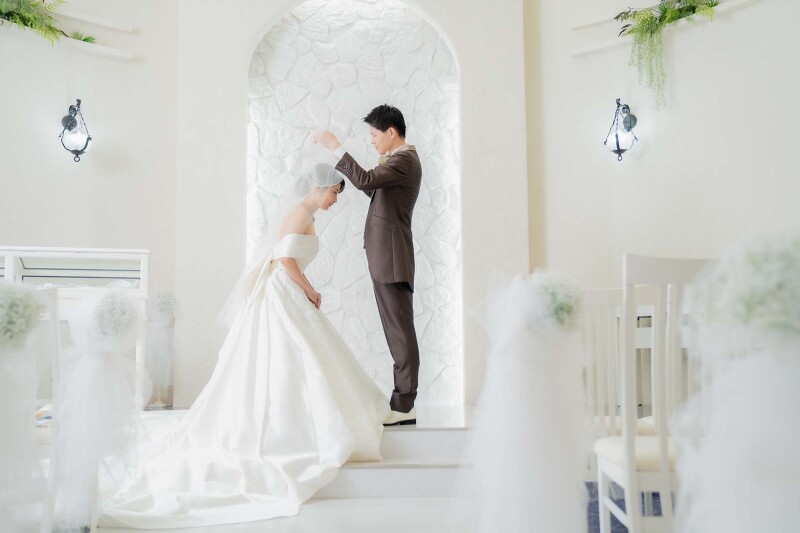 神秘的なベールアップ