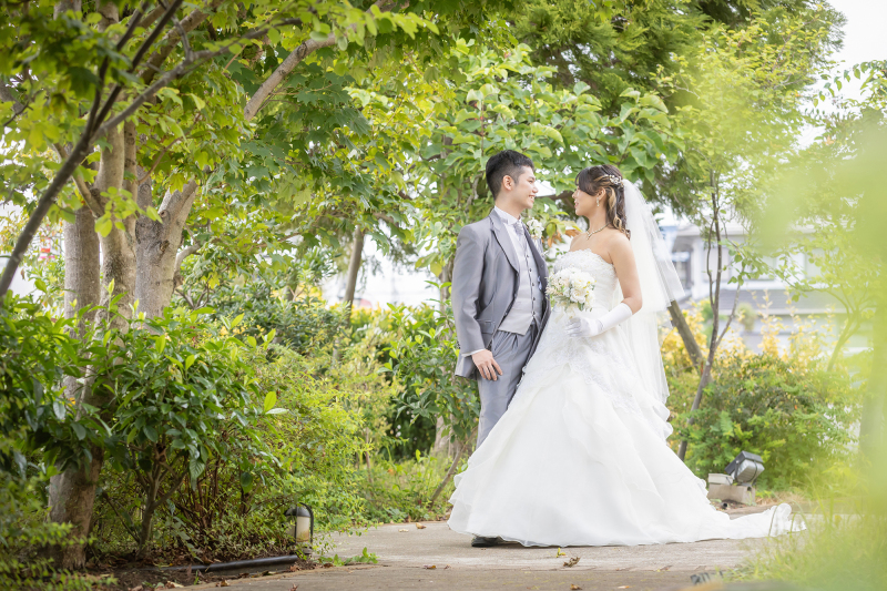 緑が輝くガーデンで♪