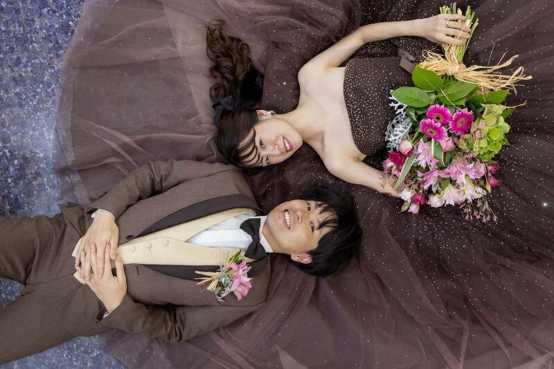 上からショット!