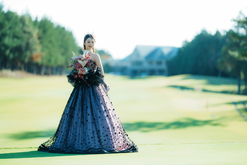 グリーンに映える、花嫁ソロ！