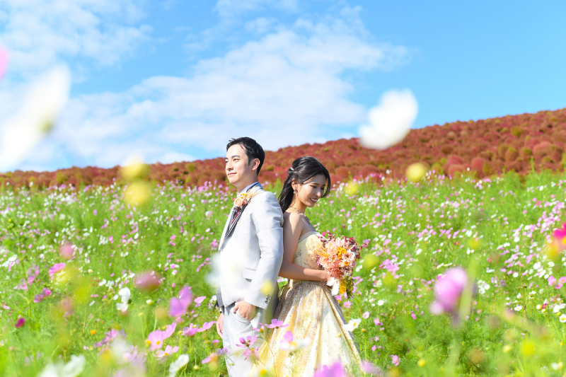 自然に包まれる