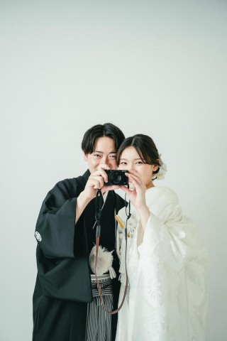 海ロケーション＋和装スタジオ撮影