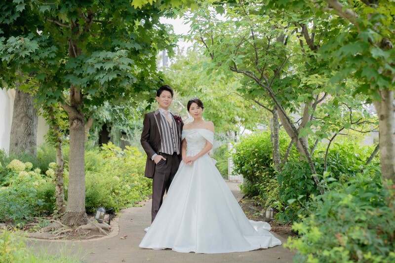 緑に囲まれて撮影スタート♪