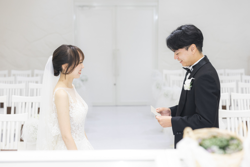 チャペルで想いを込めて