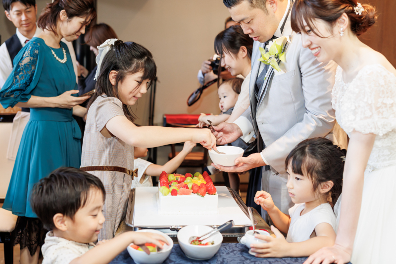 演出★ケーキに彩りをプラス